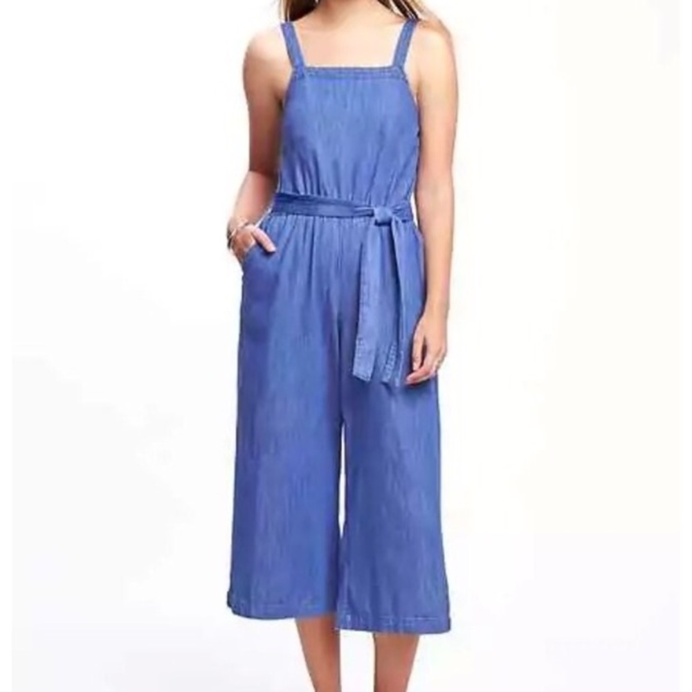 Old navy chambray jumpsuit